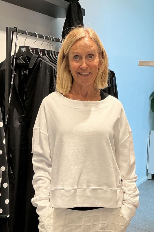 PLU genser, 2113 i hvit