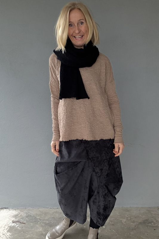 1503 By basics store buble wool skjerf