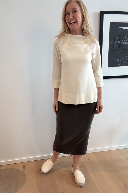 4051 shirt w/wide 3/4 S