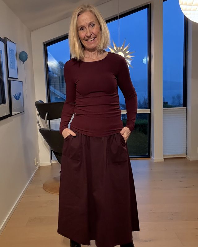 La Rouge, LISA,  viskose basic topp 